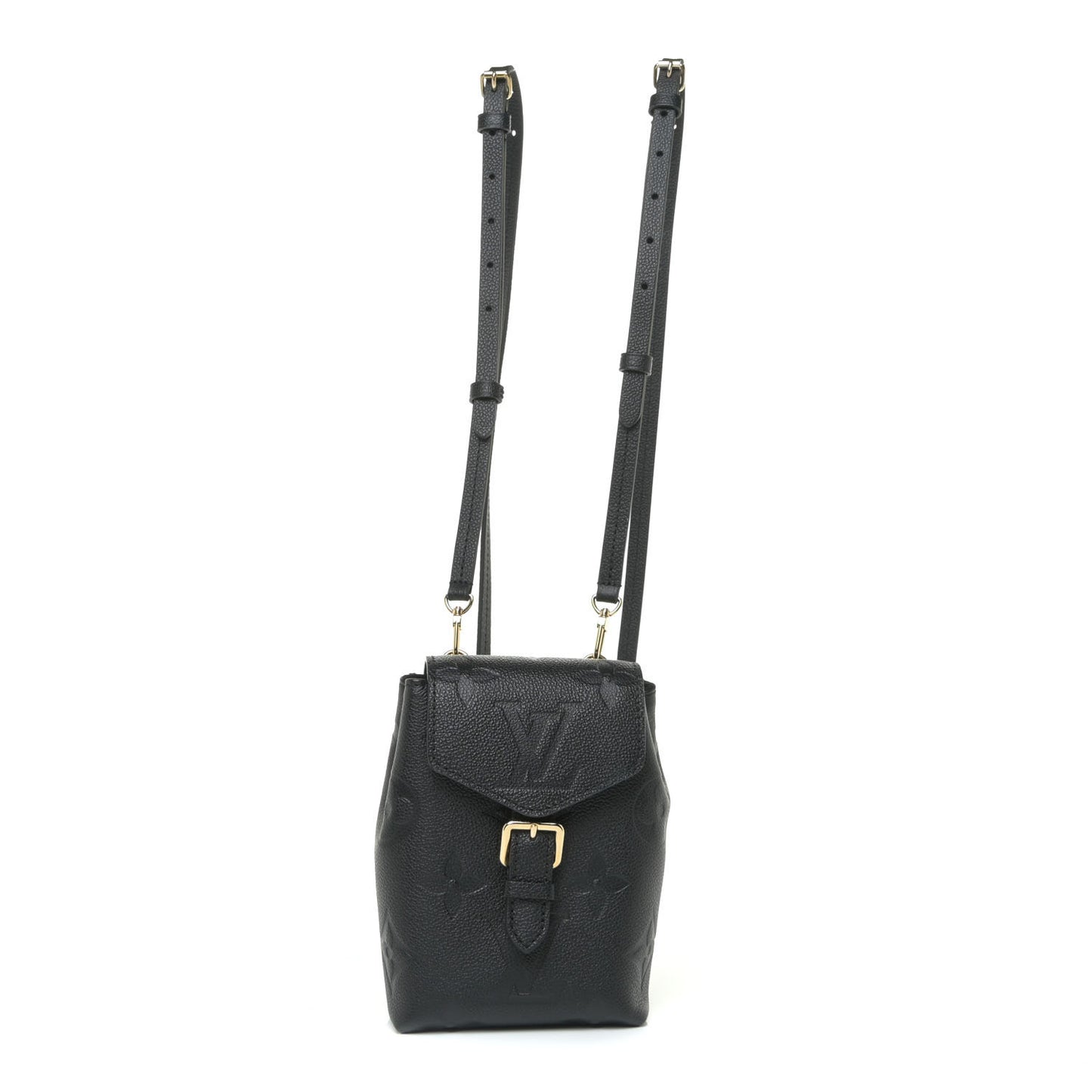 Empreinte Monogram Giant Tiny Backpack Black