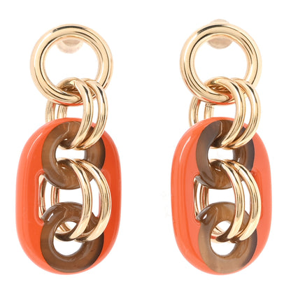 Hermes Permabrass Horn Small Eurydice Earrings Systeme 1 of 5