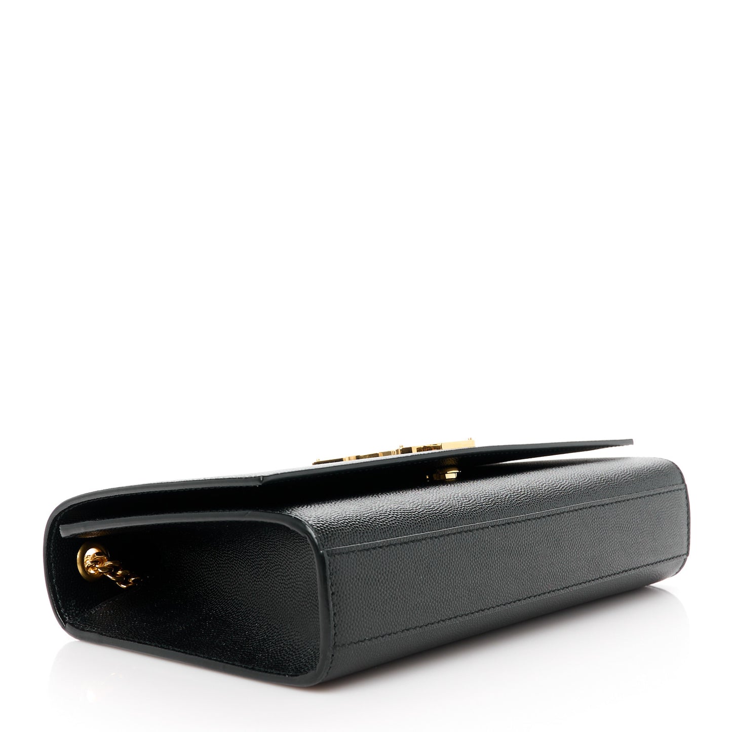 Grain De Poudre Medium Monogram Kate Satchel Black