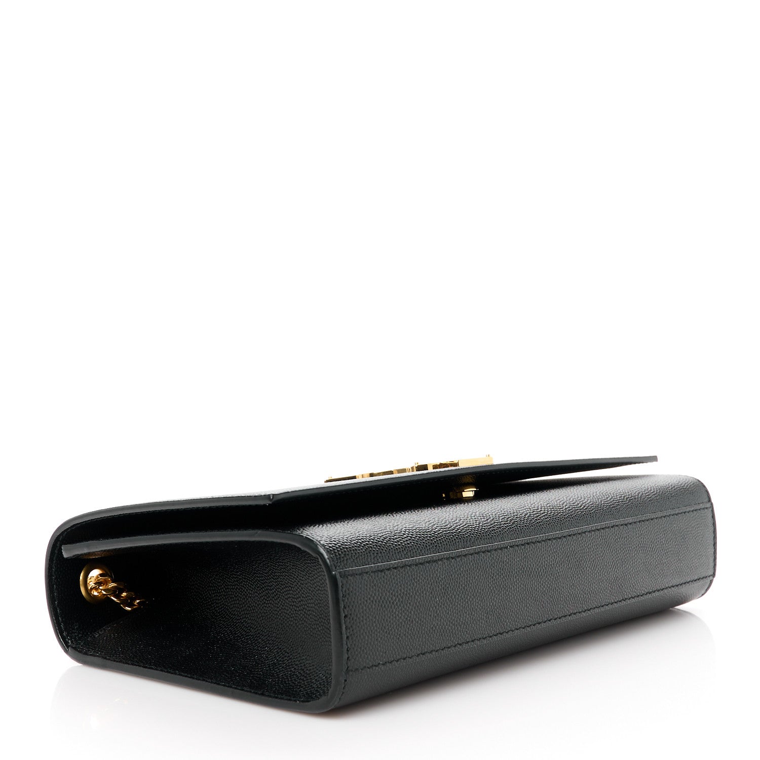 Saint Laurent Grain De Poudre Medium Monogram Kate Satchel Black 4 of 12