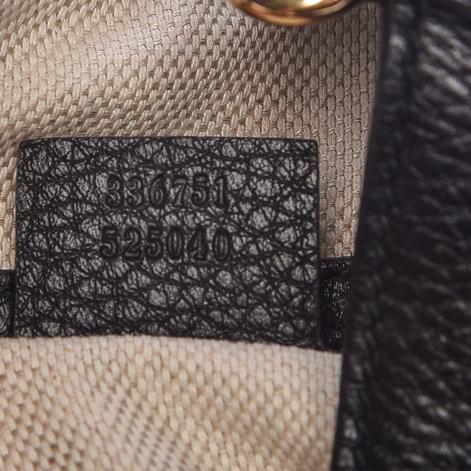 Gucci Pebbled Calfskin Small Soho Shoulder Bag Black 8 of 15