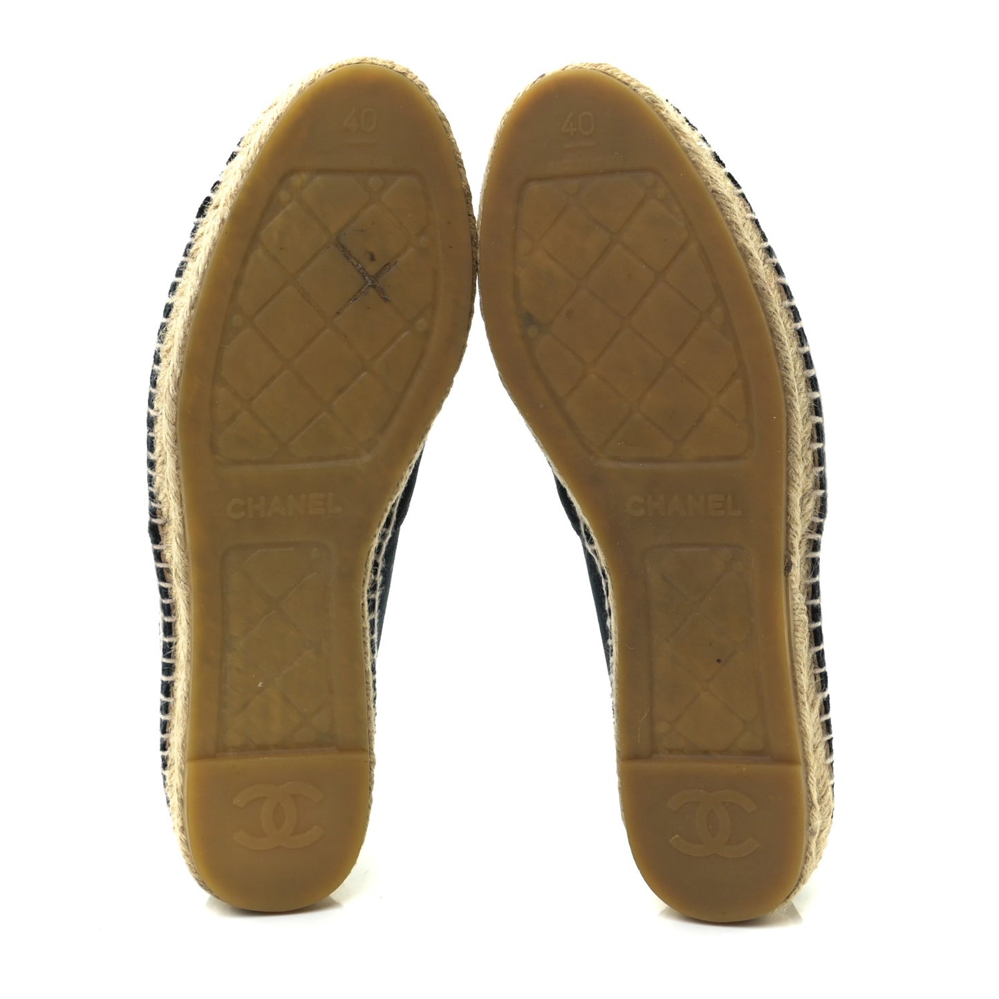 Velvet CC Espadrilles Dark Navy Black