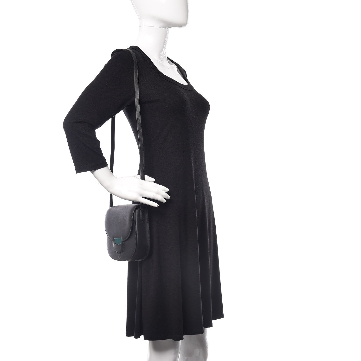 Celine Smooth Calfskin Small Trotteur Black 2 of 10