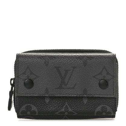 Louis Vuitton Reverse Monogram Eclipse Organizer Zippy Compact Wallet 1 of 7