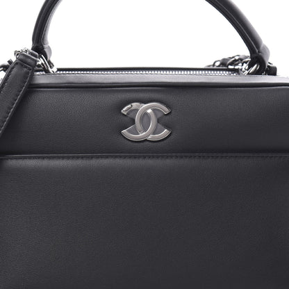 Chanel Calfskin Small Trendy CC Bowling Bag Black 9 of 11