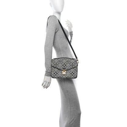 Louis Vuitton Jacquard Since 1854 Pochette Metis Grey 2 of 9