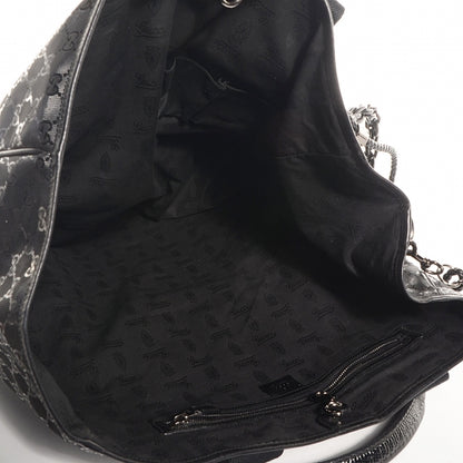 Gucci Imprime Monogram Medium GG Tote Black 5 of 7