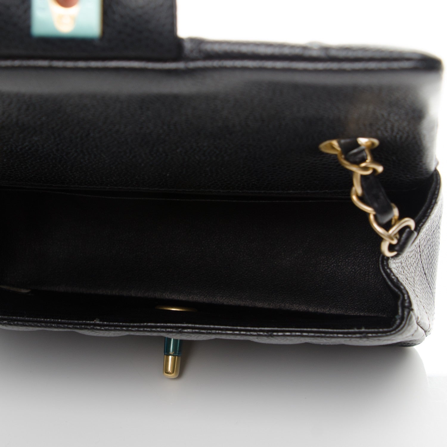 Chanel Caviar Quilted Mini Rectangular Flap Black 5 of 8
