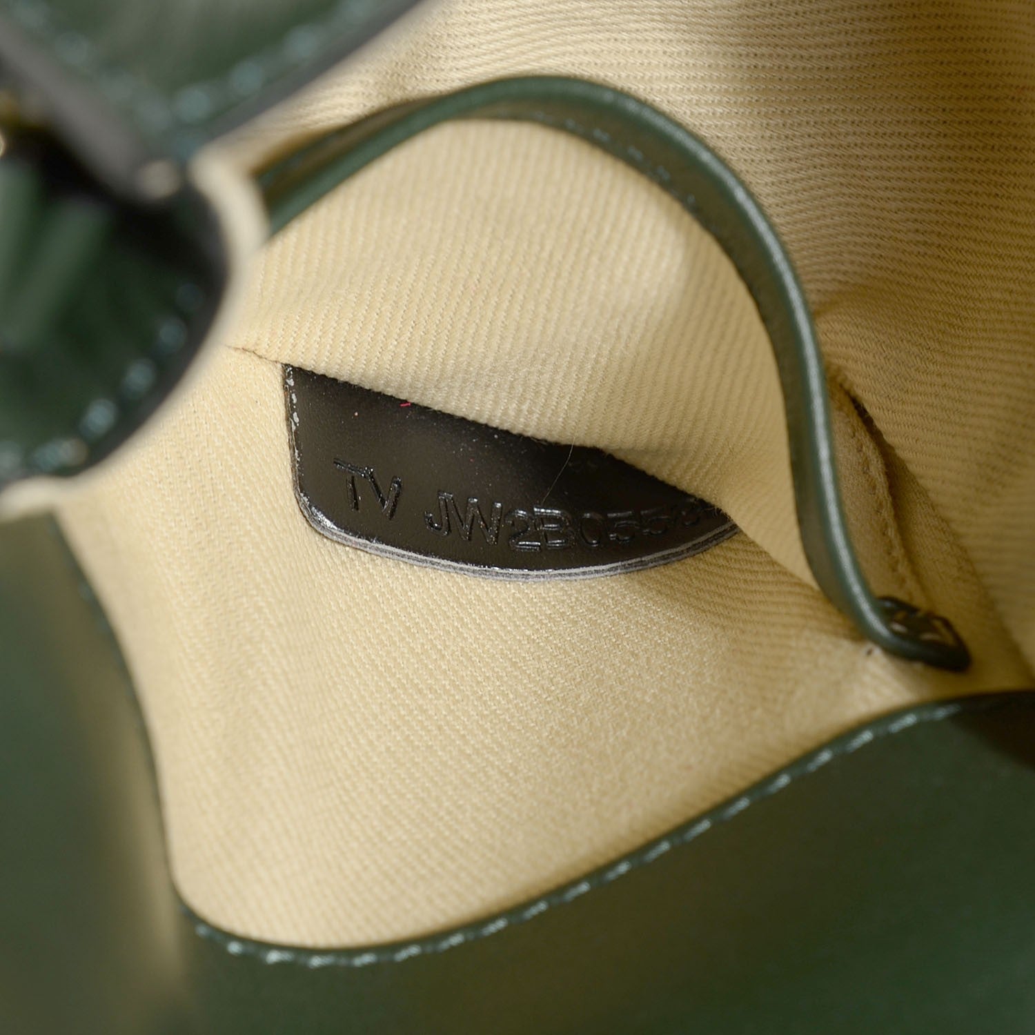 Valentino Garavani Vitello Rockstud Halfmoon Saddle Bag Forest Green 8 of 8