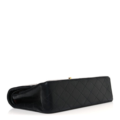 Chanel Lambskin Quilted Medium Double Flap Black 4 of 13