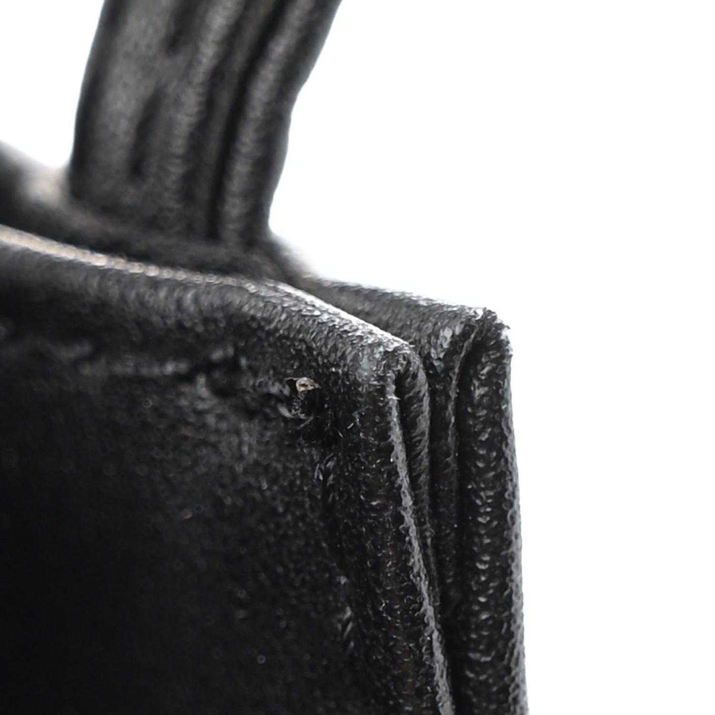 Vegan Leather Small Shopping Bag Black