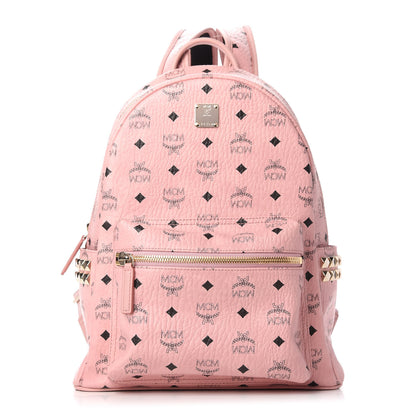 MCM Visetos Small Side Stud Stark Backpack Soft Pink 1 of 10