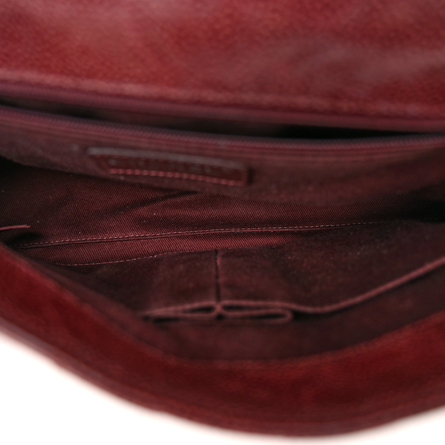 Chanel Crumpled Grained Calfskin Medium CC Crave Flap Bordeaux 5 of 10