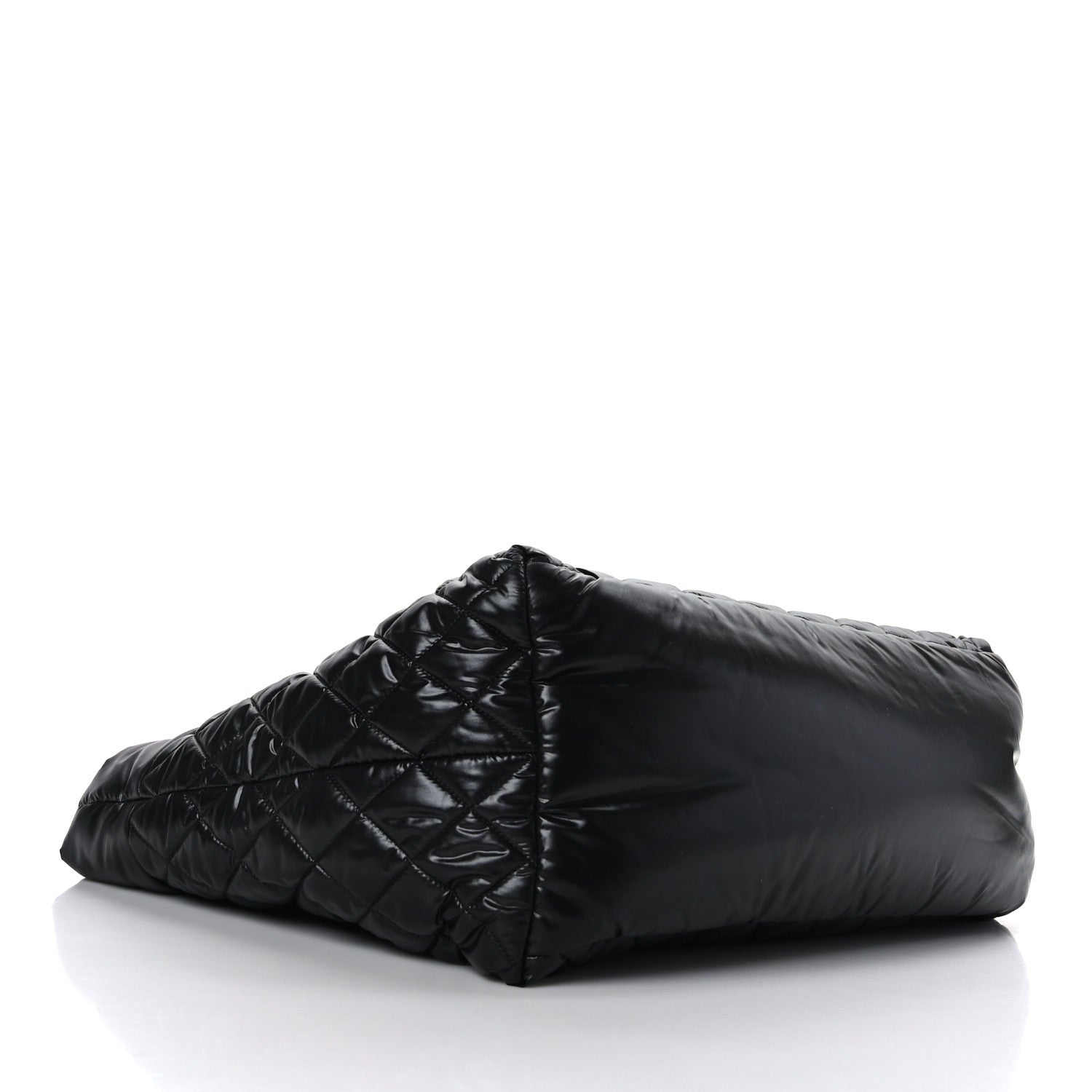 Chanel Nylon Quilted Large Coco Cocoon Tote Black 4 of 9