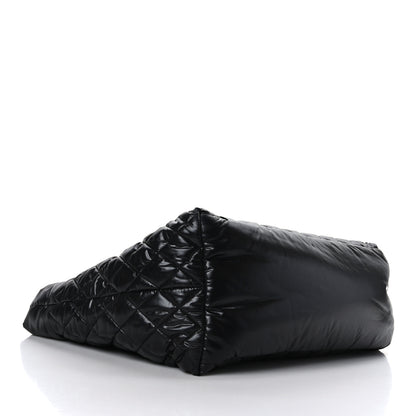 Chanel Nylon Quilted Large Coco Cocoon Tote Black 4 of 9