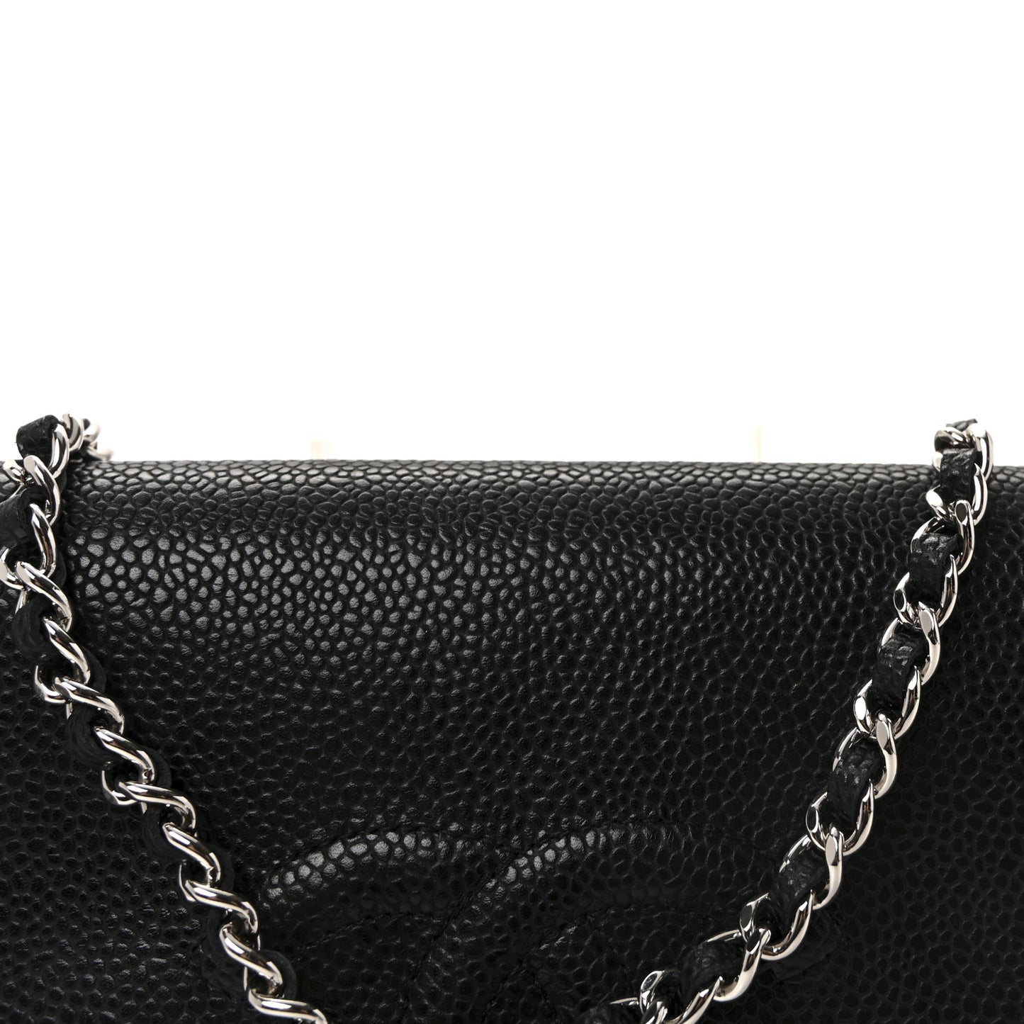 Caviar Half Moon Wallet On Chain WOC Black