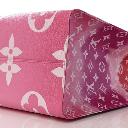 Louis Vuitton Monogram Escale Onthego GM Rouge 8 of 9