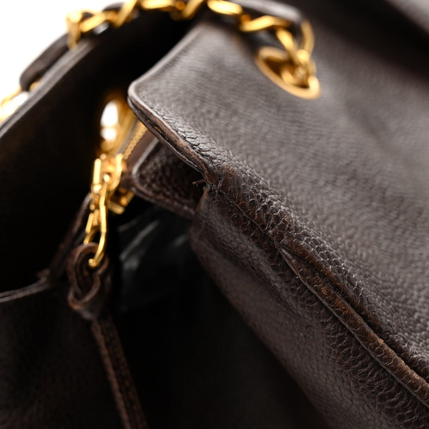 Caviar XL Weekender Bag Brown