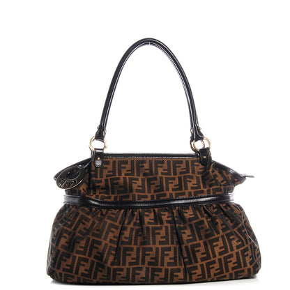 Fendi Zucca Large Chef Shopper Tote Tobacco 1 of 9