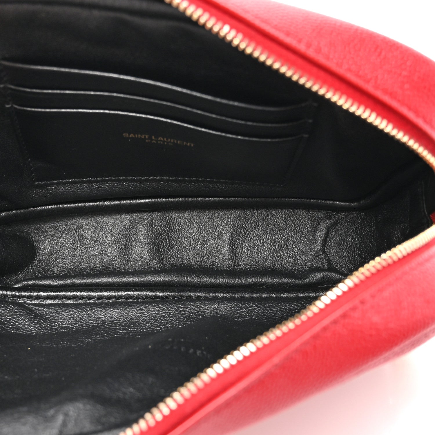 Saint Laurent Grain De Poudre Matelasse Monogram Mini Lou Camera Bag Eros Red 5 of 11