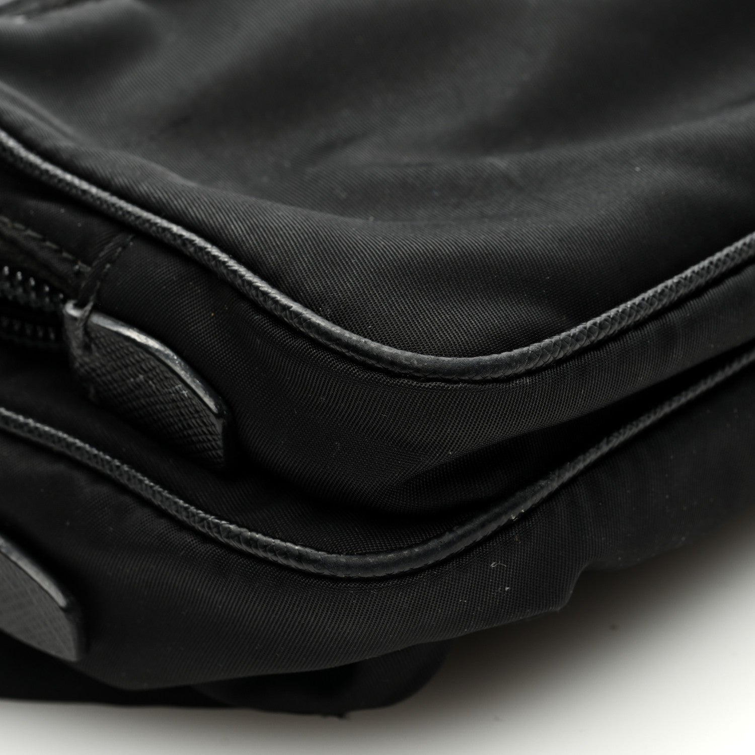 Prada Re-Nylon Saffiano Belt Bag Black Black 7 of 8