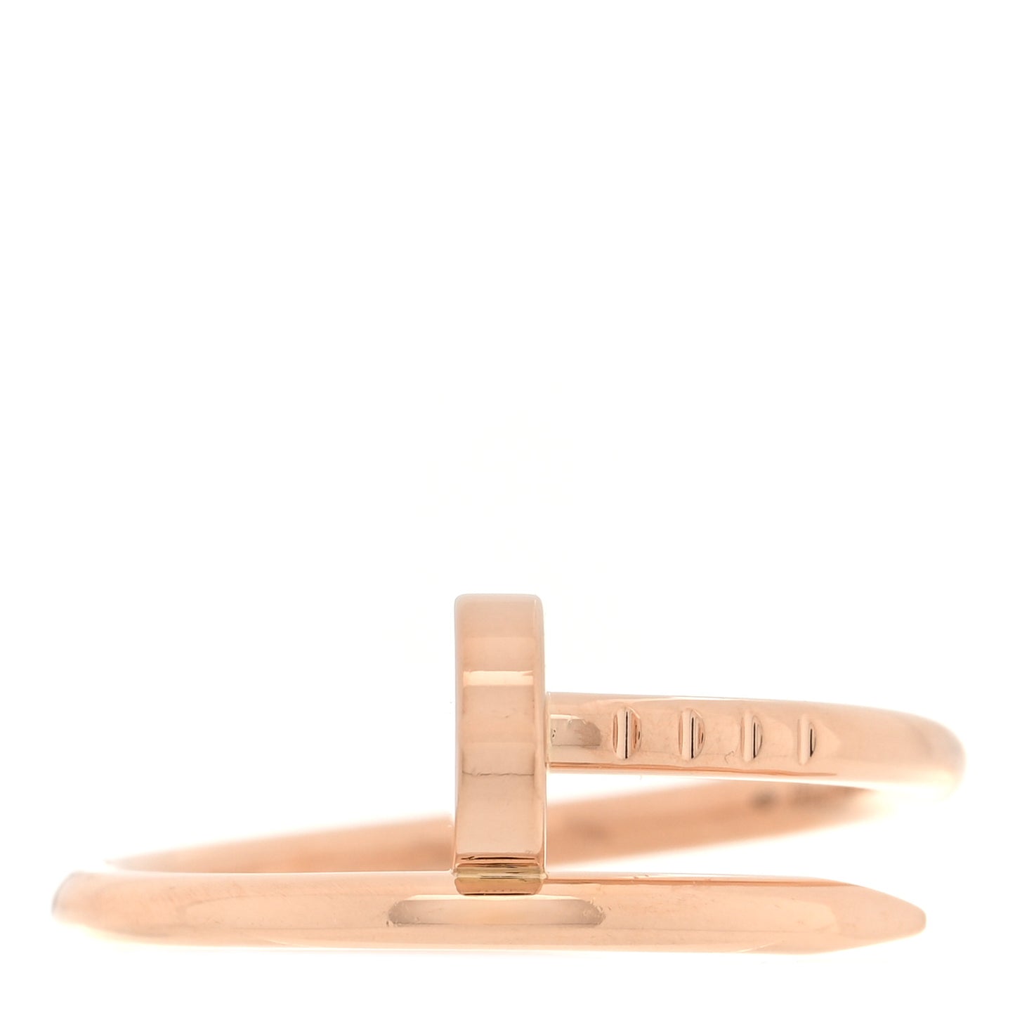 18K Pink Gold Small Juste Un Clou Ring 50 5.25