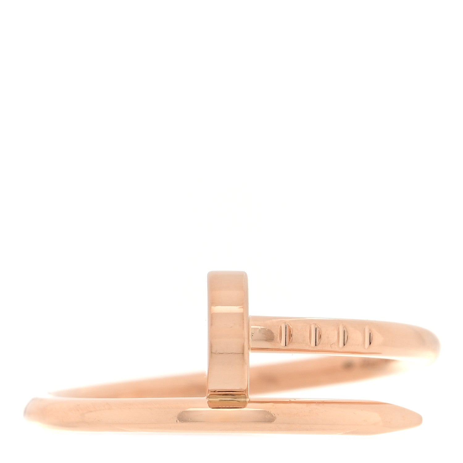 Cartier 18K Pink Gold Small Juste Un Clou Ring 50 5.25 1 of 5