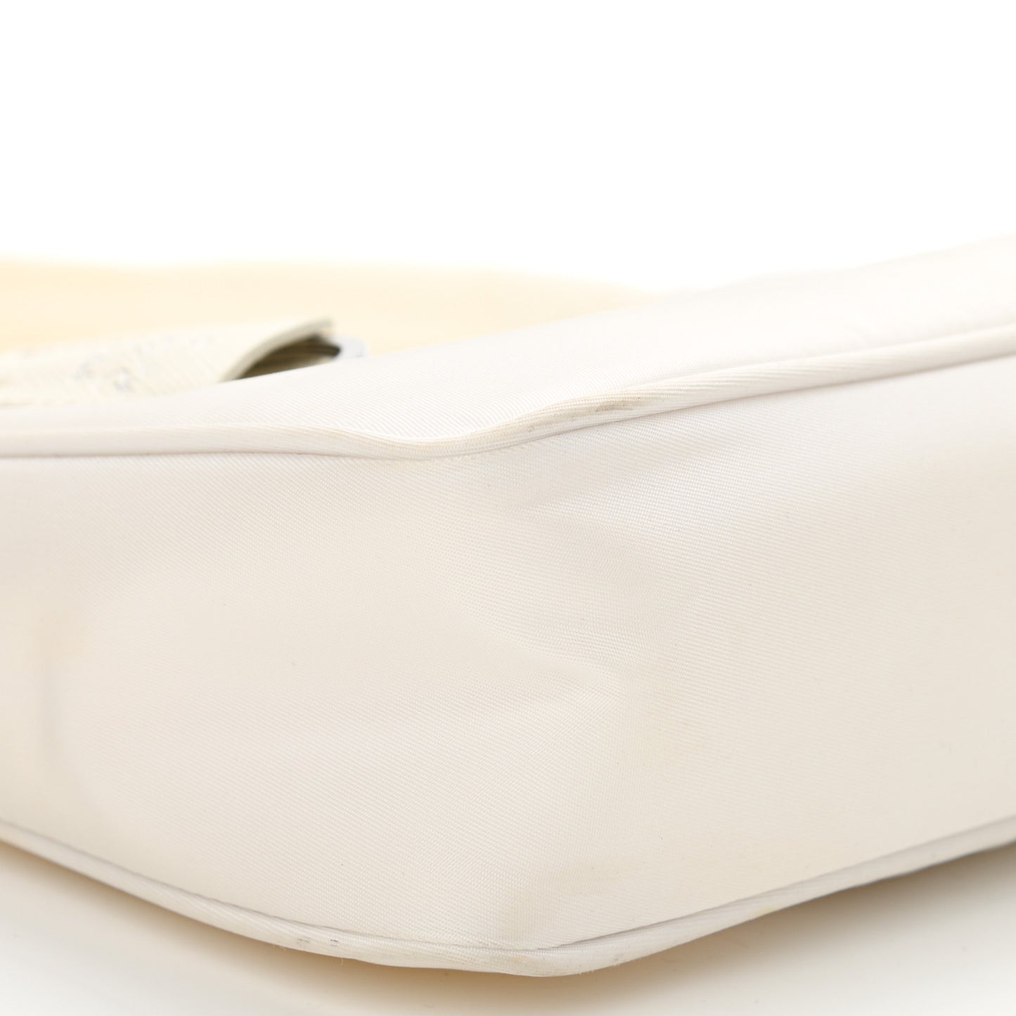Tessuto Nylon Mini Re-Edition 2000 Bag White