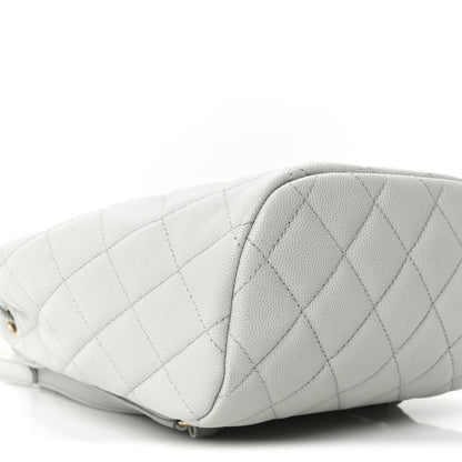 Chanel Caviar Quilted Mini Urban Spirit Backpack Light Blue 8 of 9
