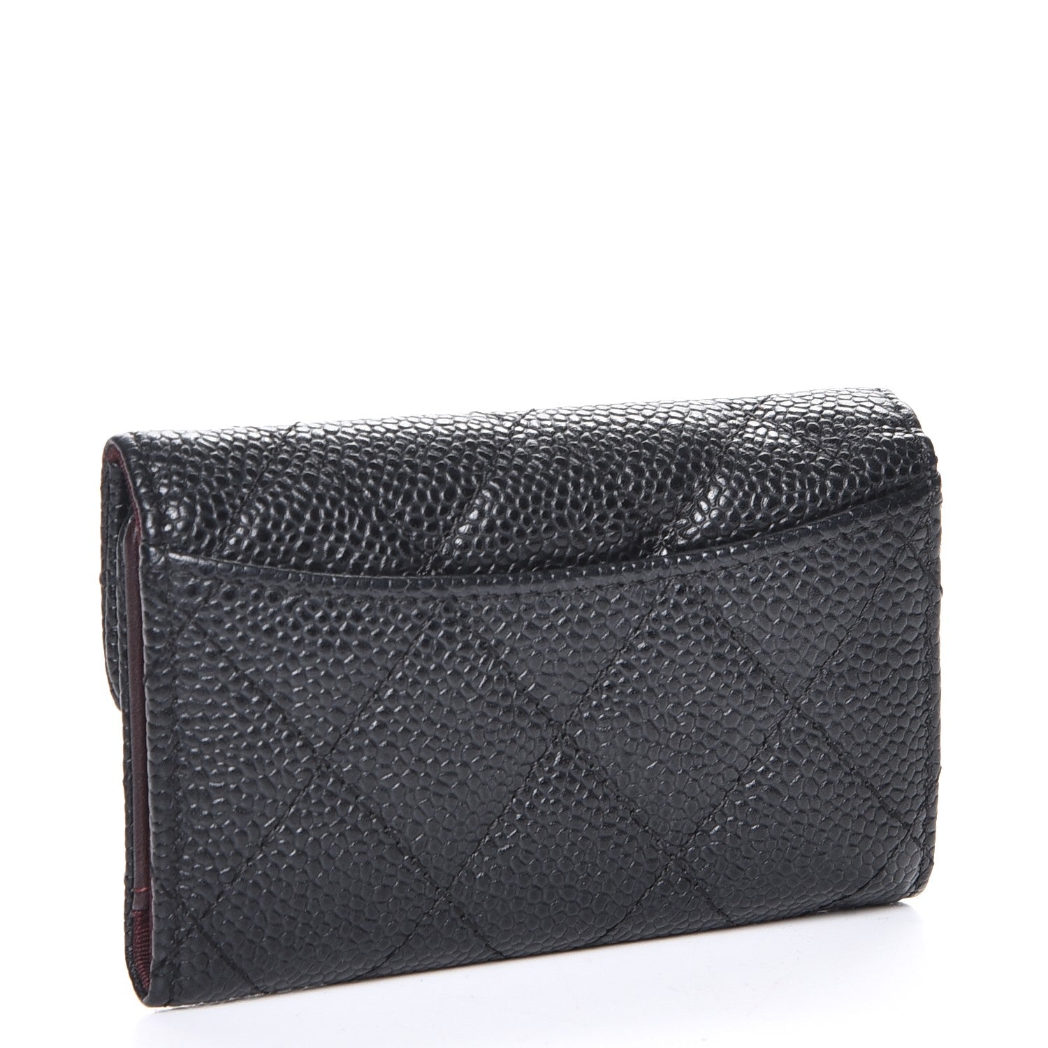 Chanel Caviar Quilted 6 Key Holder Black 3 of 9