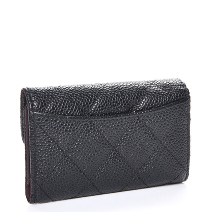 Chanel Caviar Quilted 6 Key Holder Black 3 of 9