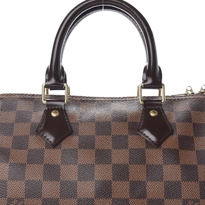 Louis Vuitton Damier Ebene Speedy Bandouliere 25 7 of 14