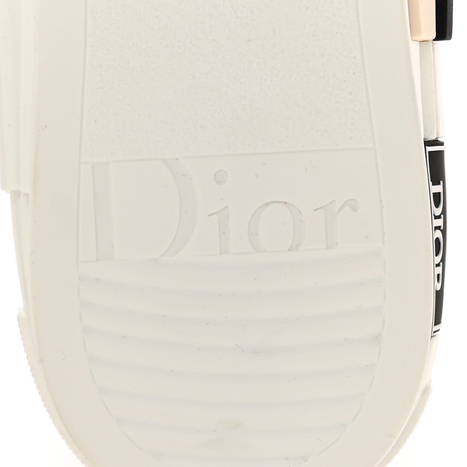 Christian Dior Technical Canvas Oblique B23 High Top Sneakers 40 White Black 7 of 10