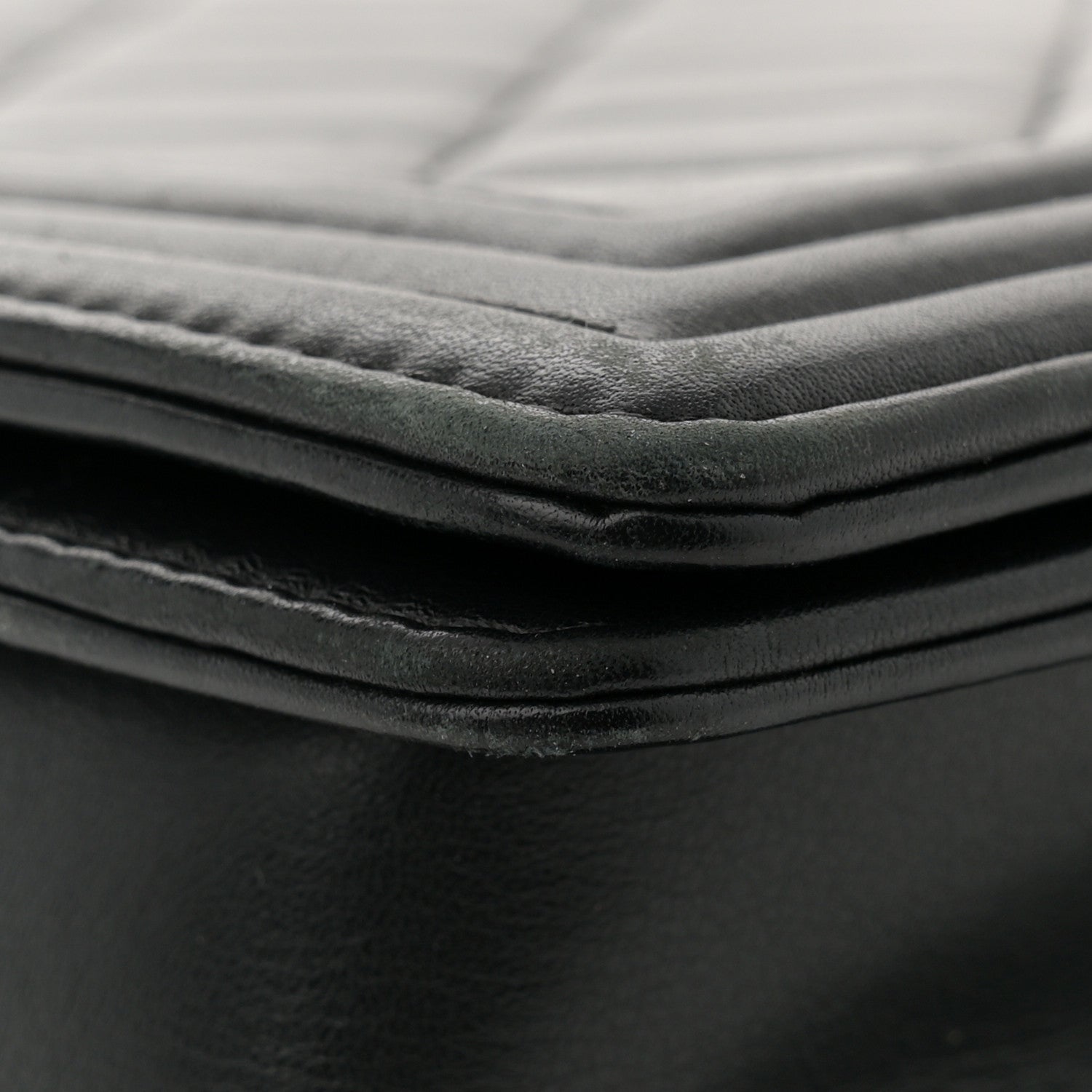 Chanel Lambskin Quilted Medium Boy Flap Black 13 of 14