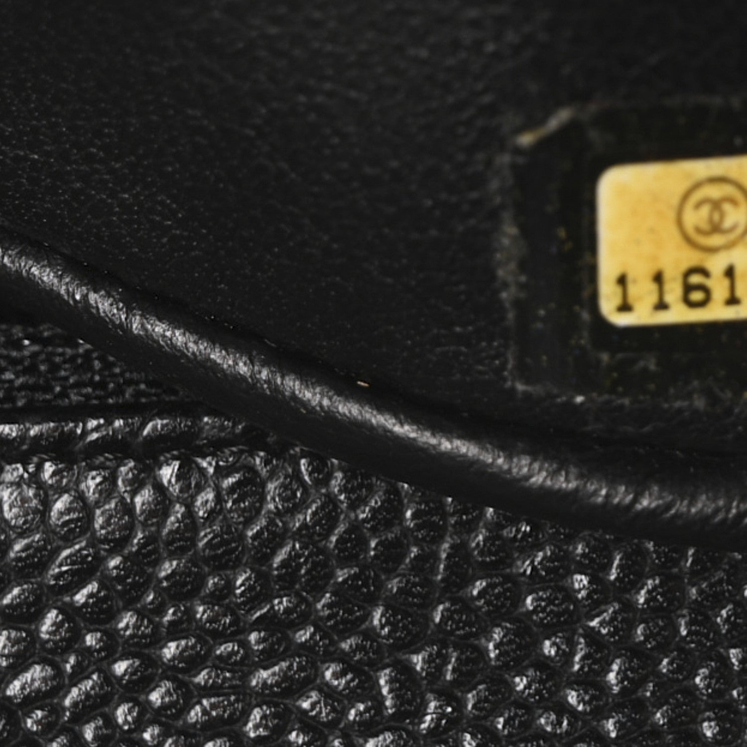 Chanel Caviar Quilted Jumbo Single Flap Black 7 of 10