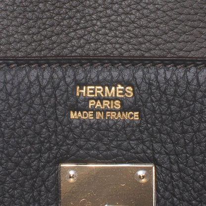 Hermes Taurillon Clemence and Lizard Club Birkin 35 Etain 11 of 11