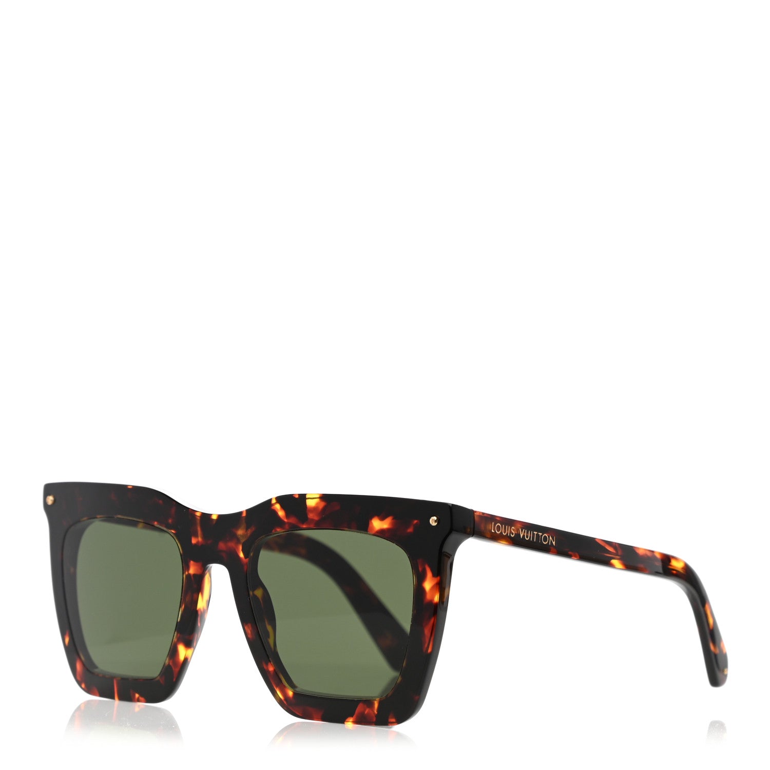 Louis Vuitton Acetate La Grande Bellezza Sunglasses Z1218W Dark Tortoise 1 of 8