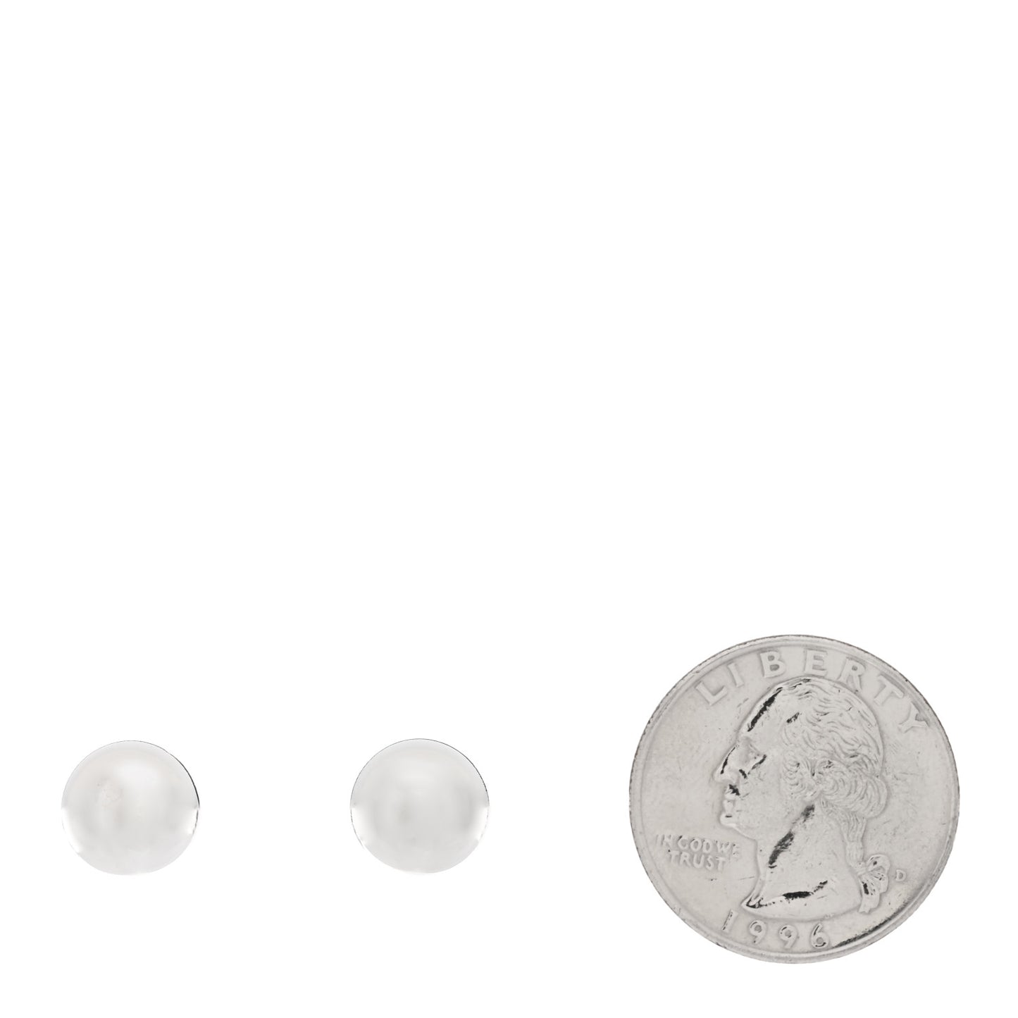 Sterling Silver 10mm Hardwear Ball Earrings