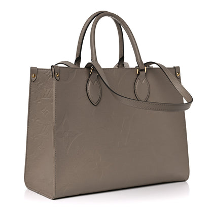 Louis Vuitton Empreinte Monogram Giant Onthego MM Tourterelle 3 of 9