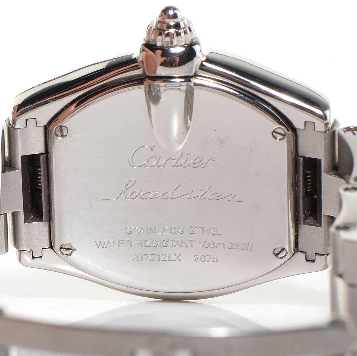Cartier Stainless Steel 31mm Roadster Quartz Watch Pink 5 of 8