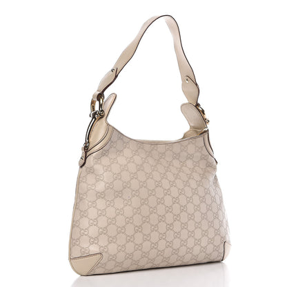 Gucci Guccissima Creole Hobo White 3 of 13