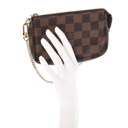 Louis Vuitton Damier Ebene Mini Pochette Accessories 2 of 7