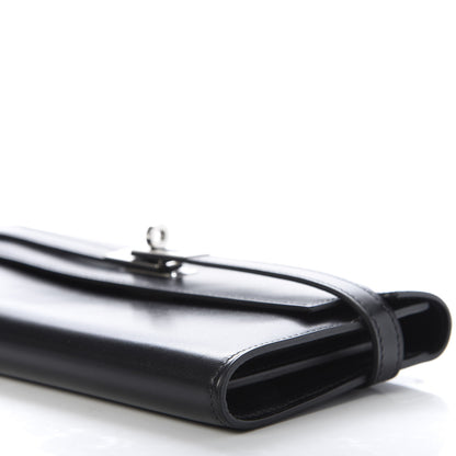 Hermes Box Kelly Longue Wallet Black 7 of 9