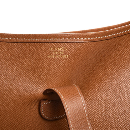 Hermes Courchevel Evelyne GM Gold 7 of 15
