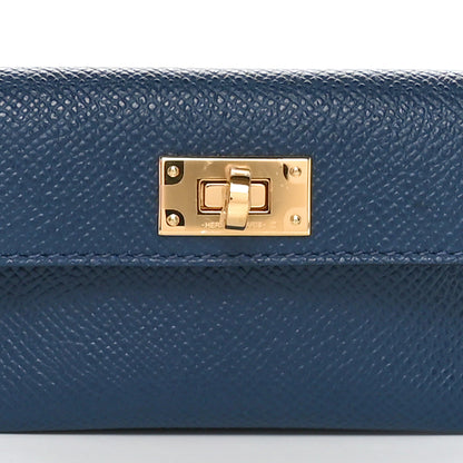 Hermes Swift Epsom Pocket Kelly Shoulder Strap Bleu de Prusse 6 of 8