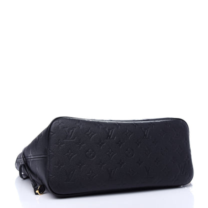 Louis Vuitton Empreinte Monogram Giant Neverfull MM Black 4 of 11