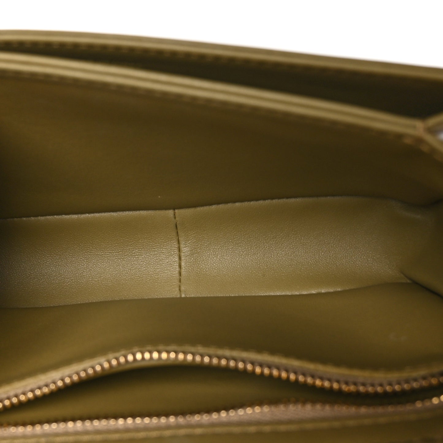Shiny Calfskin Teen Triomphe Olive