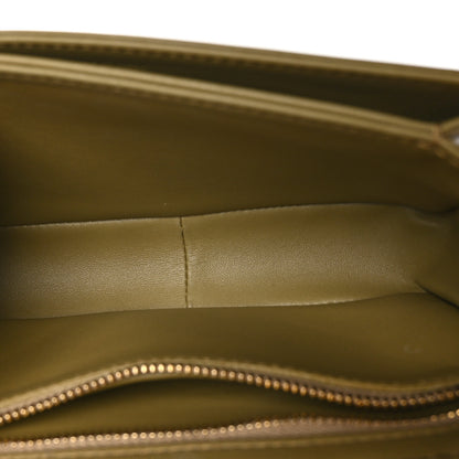 Celine Shiny Calfskin Teen Triomphe Olive 5 of 11