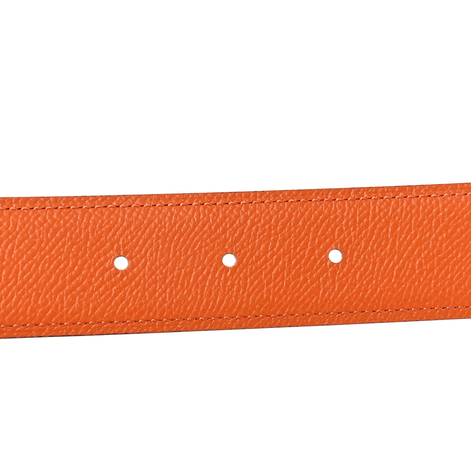 Hermes Epsom 38mm Martelee H Belt 95 38 Orange Etain 3 of 5