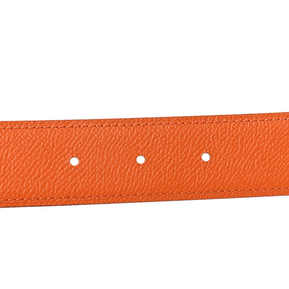 Hermes Epsom 38mm Martelee H Belt 95 38 Orange Etain 3 of 5